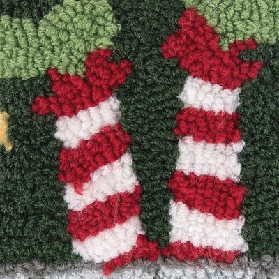 C&F Home 8" X 8" Elf Hooked Petite Christmas Holiday Throw Pillow 1 C&F Home 8" X 8" Elf Hooked Petite Christmas Holiday Throw Pillow