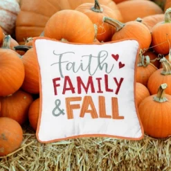 C&F Home 10" X 10" Faith, Family And Fall Embroidered Throw Pillow -C&F Home Sales GUEST b99d2271 faa2 49e8 8c6e d35c8c6ecb5e