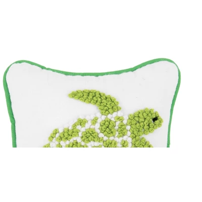 C&F Home Green Turtle French Knot Throw Pillow 1 C&F Home Green Turtle French Knot Throw Pillow