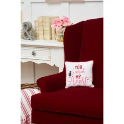 C&F Home 10" X 10" You Warm My Heart Embroidered Valentine's Day Throw Pillow -C&F Home Sales GUEST c880a326 3a5d 41bf 9661 8942af37aeb3