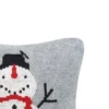 C&F Home 10" X 10" Snowman Knitted Christmas Holiday Throw Pillow
