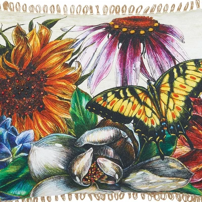 C&F Home 14" X 22" Botanical Floral Spring Printed And Embellished Throw Pillow 2 C&F Home 14" X 22" Botanical Floral Spring Printed And Embellished Throw Pillow - Image 2