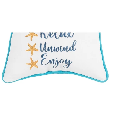 C&F Home Beach House Rules Embroidered Throw Pillow 2 C&F Home Beach House Rules Embroidered Throw Pillow - Image 2