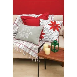 C&F Home Poinsettia & Mistletoe Embroidered Throw Pillow 6 C&F Home Poinsettia & Mistletoe Embroidered Throw Pillow -C&F Home Sales GUEST d1e27d41 88a2 4f6e 973a e38747eb3dfd