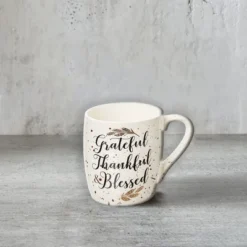 C&F Home 30 Oz. Grateful, Thankful, Blessed Mug -C&F Home Sales GUEST d40256ea 2b29 486f ac10 ea0ea888f2cc