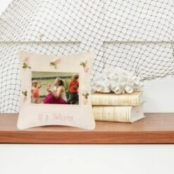 C&F Home 10" X 10" Number 1 Mom Embroidered Picture Pillow -C&F Home Sales GUEST dac7c591 4cca 466e a603 0e01afc6bbc8