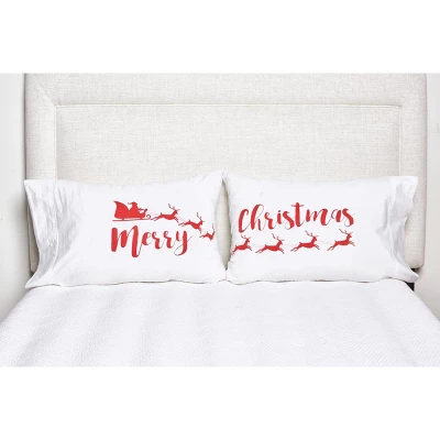 C&F Home 20" X 30" Merry Christmas Pillowcase Set 1 C&F Home 20" X 30" Merry Christmas Pillowcase Set
