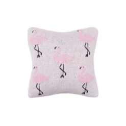 C&F Home 10" X 10" Flamingo Knitted Throw Pillow