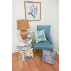 C&F Home Mermaid Coral Printed & Embellished Throw Pillow 6 C&F Home Mermaid Coral Printed & Embellished Throw Pillow -C&F Home Sales GUEST f9dd5eb5 2cc1 47d8 b095 a4a3916d0b84